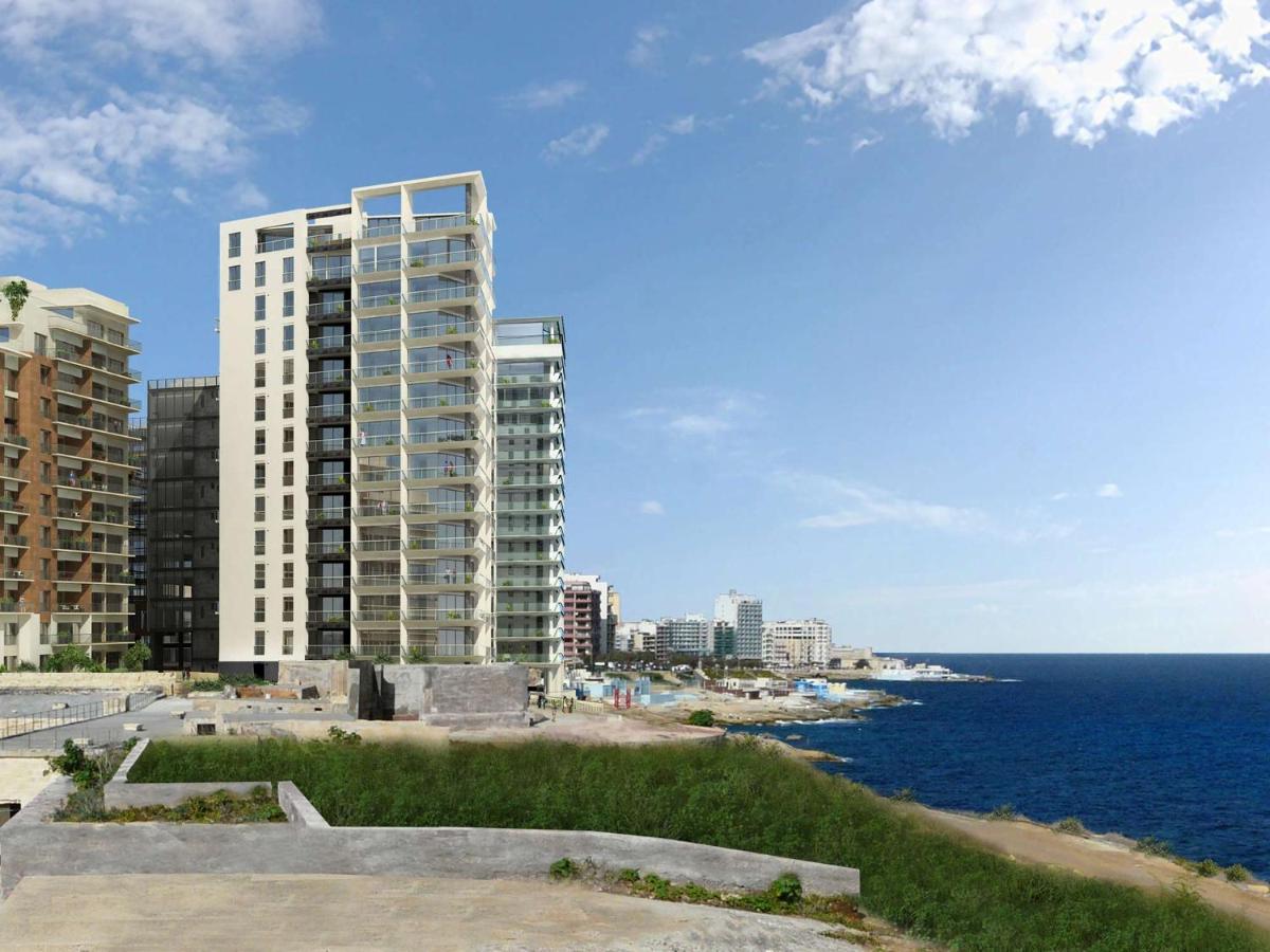 Prime Location Apartment With Side Seaviews Sliema Esterno foto